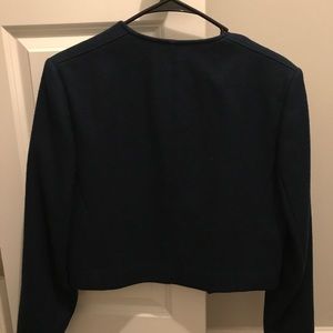 Vintage 100% Wool navy blue jacket size medium